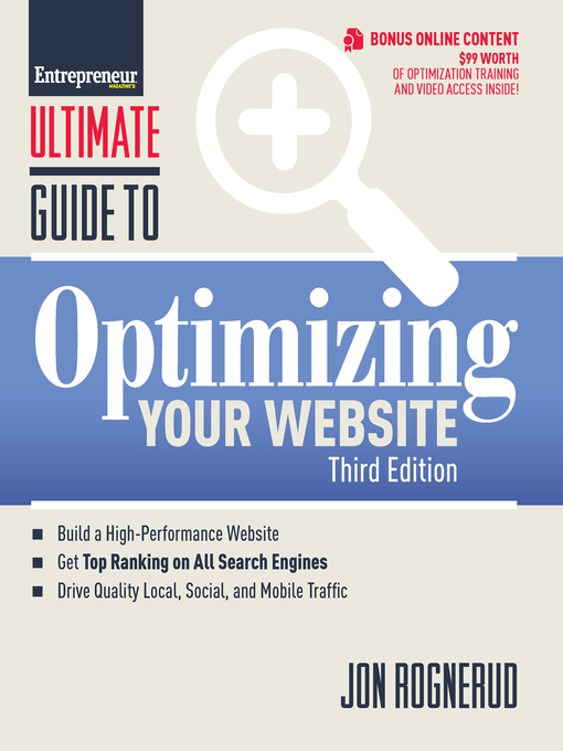 Upplýsingar um Ultimate Guide to Optimizing Your Website eftir Jon Rognerud - Biðlisti